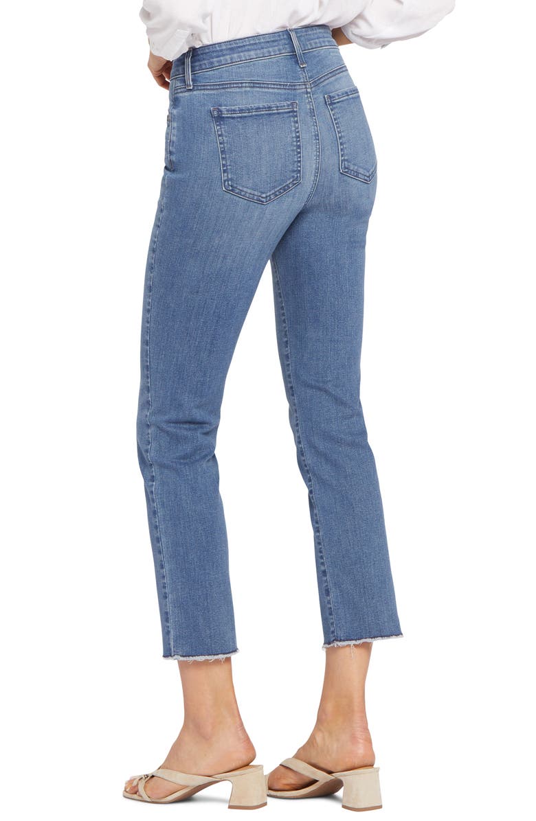 NYDJ Sheri Ankle Fray Hem Slim Jeans, Alternate, color, 