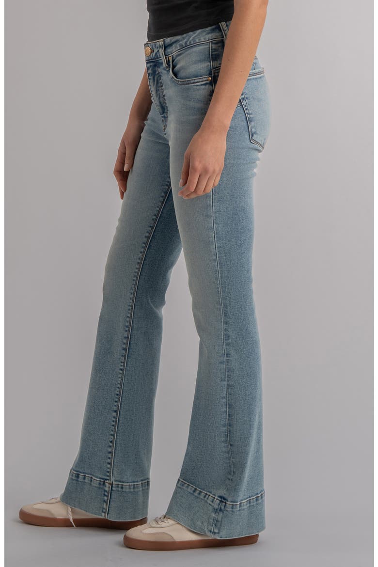 Stella Fab Ab High Waist Flare Jeans, Alternate, color, CURIOSITY
