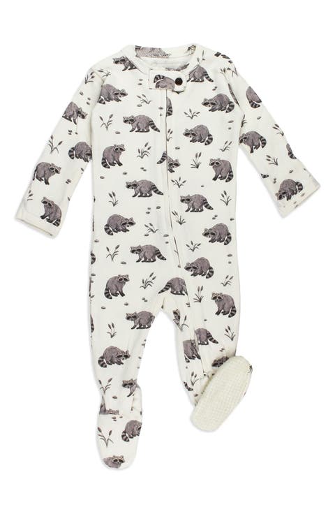 Two-Way Zip Organic Cotton Footie