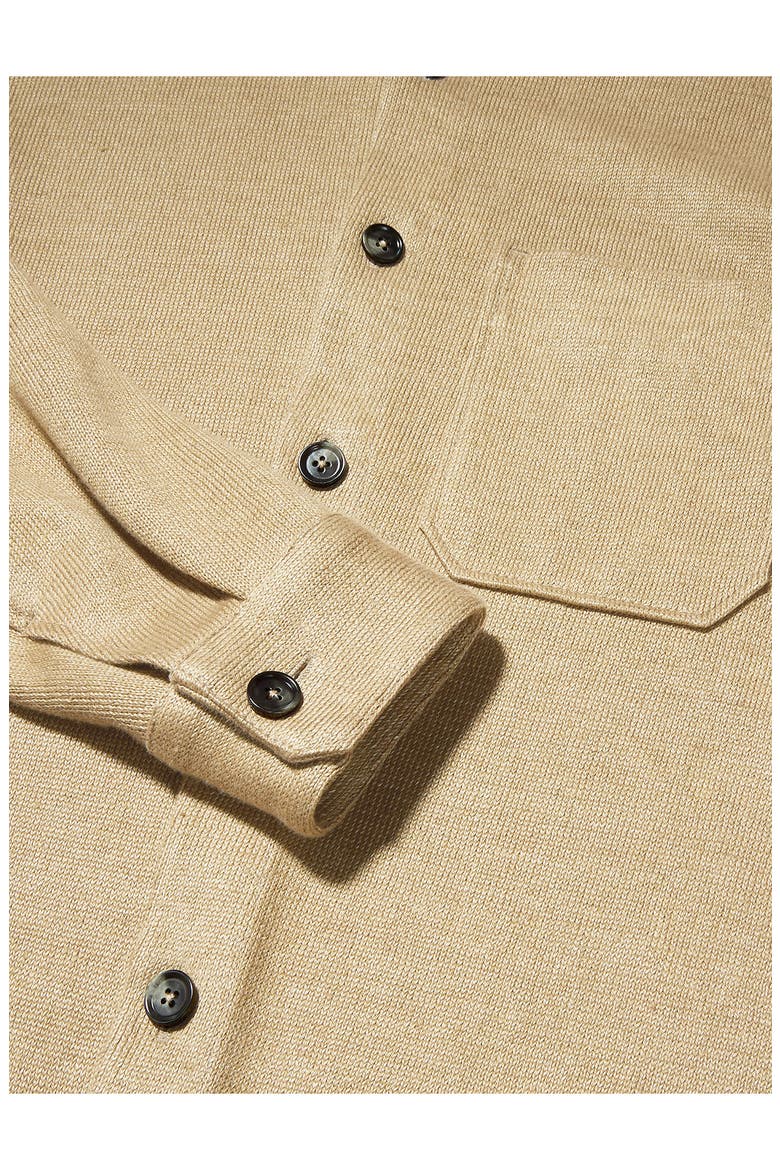 Luxury Linen Overshirt, Alternate, color, NATURAL