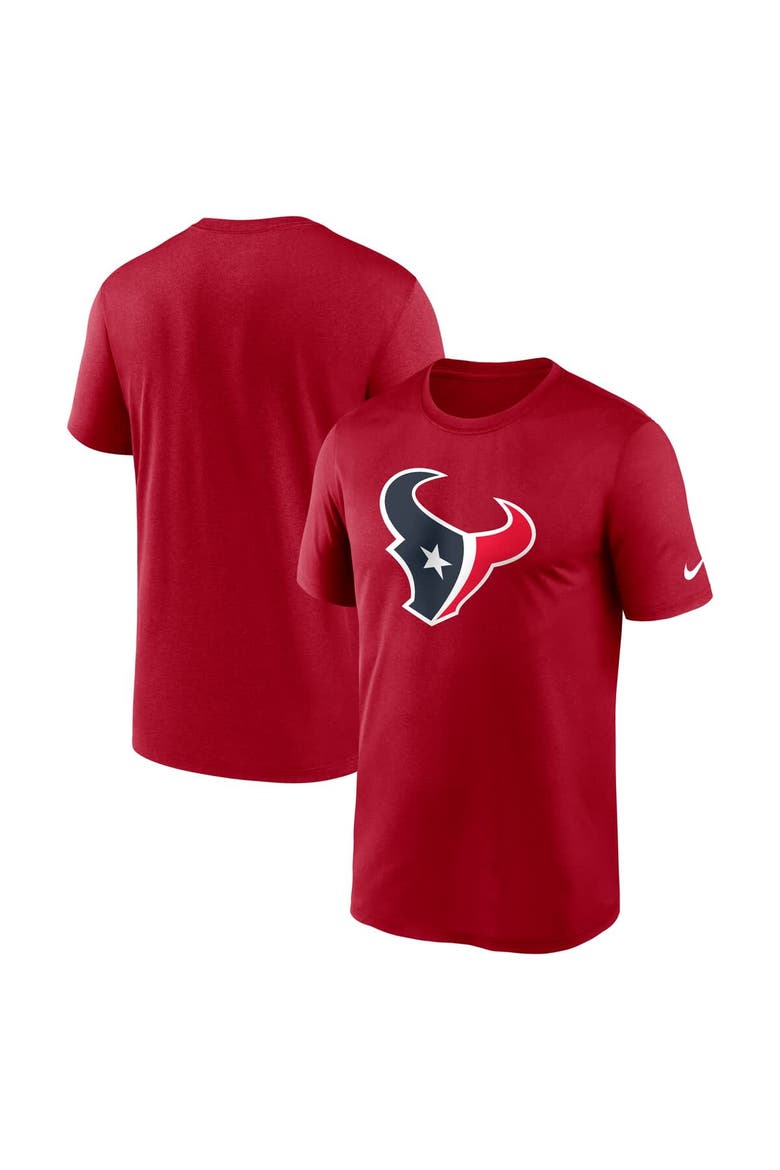 Men's Nike Red Houston Texans Primetime Legend Logo Performance T-Shirt, Alternate, color, Red
