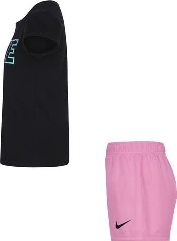 Kids' Femme Pop Short Sleeve T-Shirt & Shorts Set