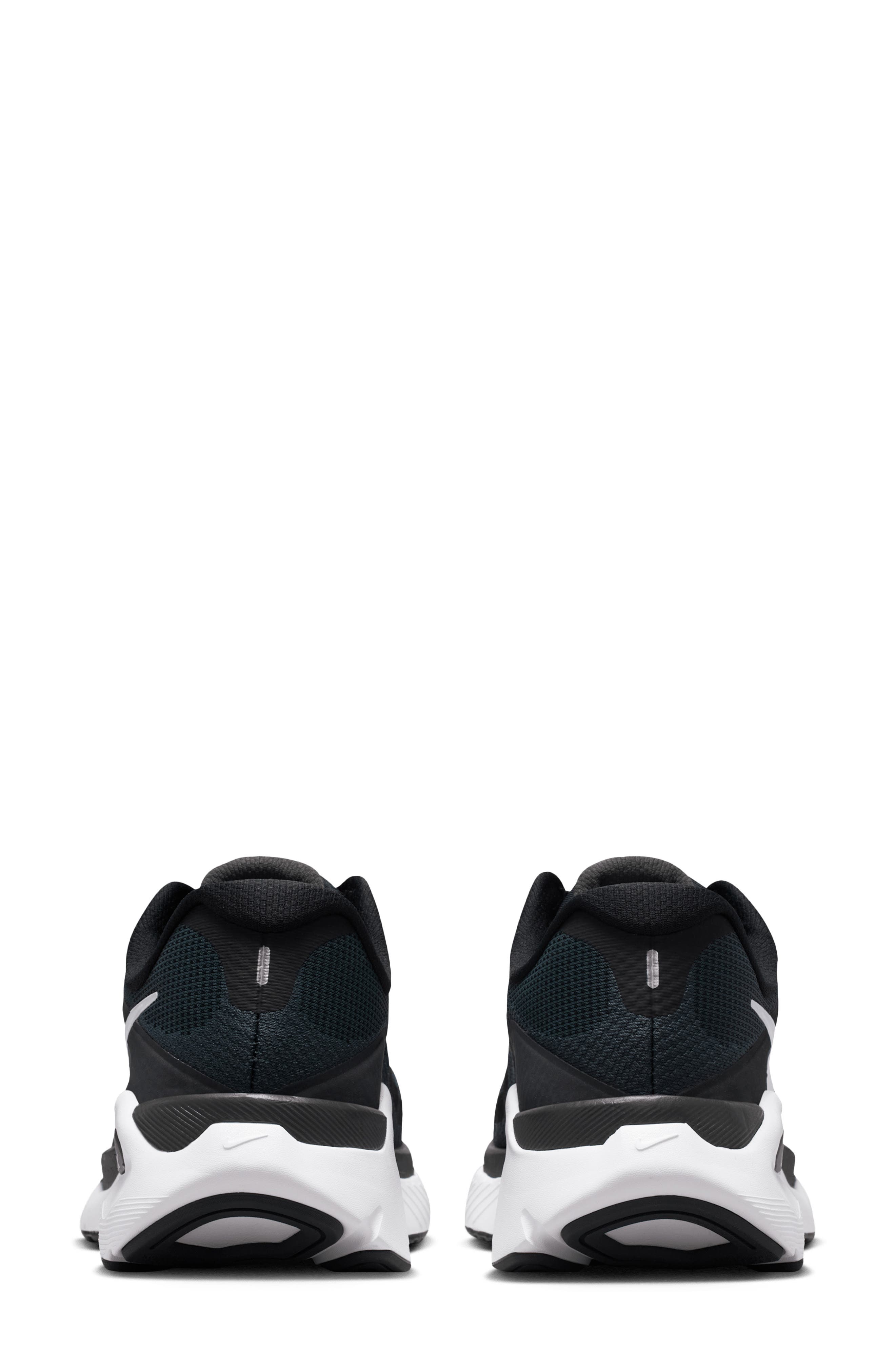 Nike Structure Plus Running Shoe, Alternate, color, Black/ White