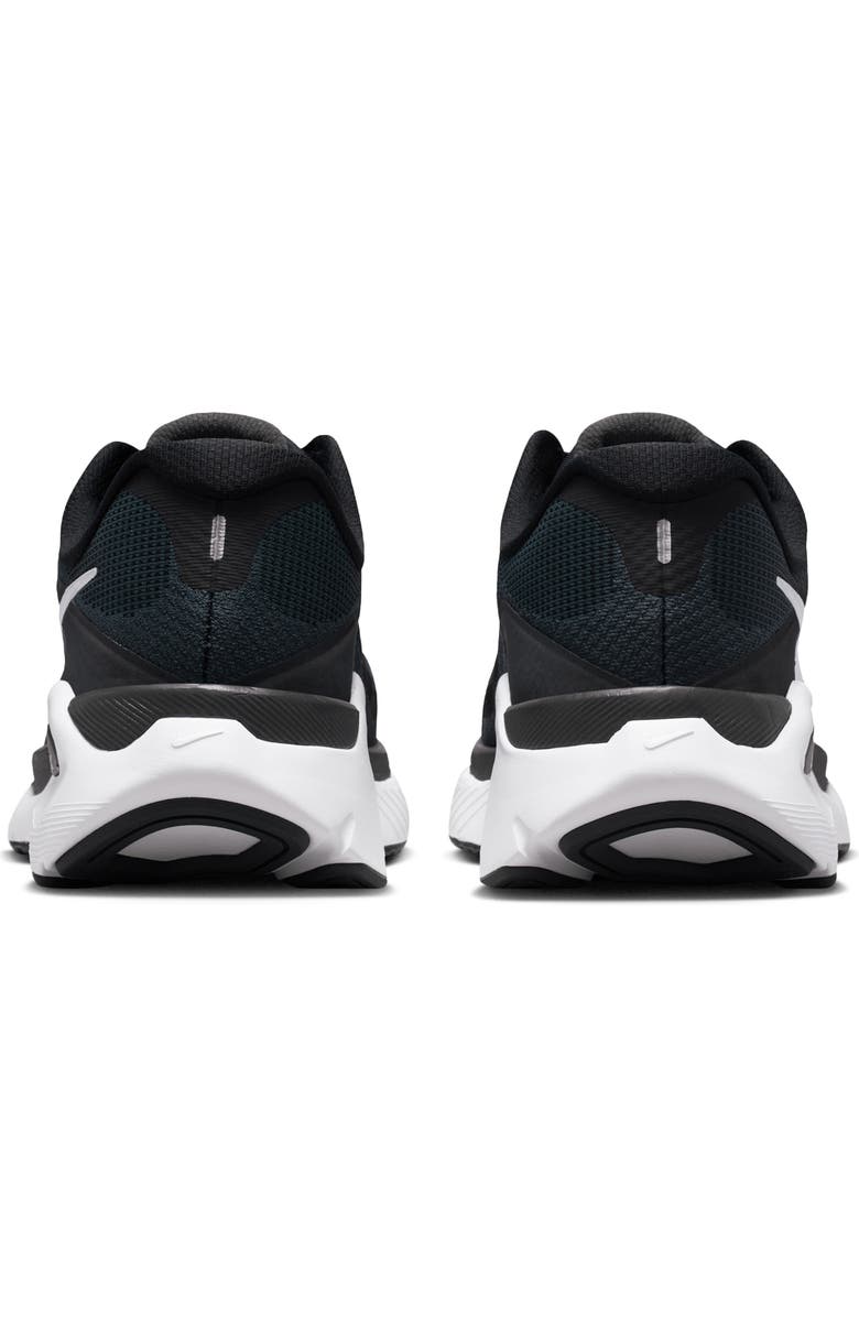 Nike Structure Plus Running Shoe, Alternate, color, Black/ White