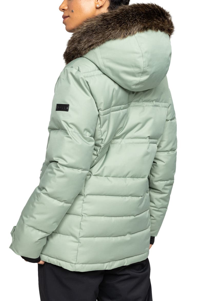 Quinn Insulated Puffer Coat with Removable Faux Fur Trim, Alternate, color, GJN0