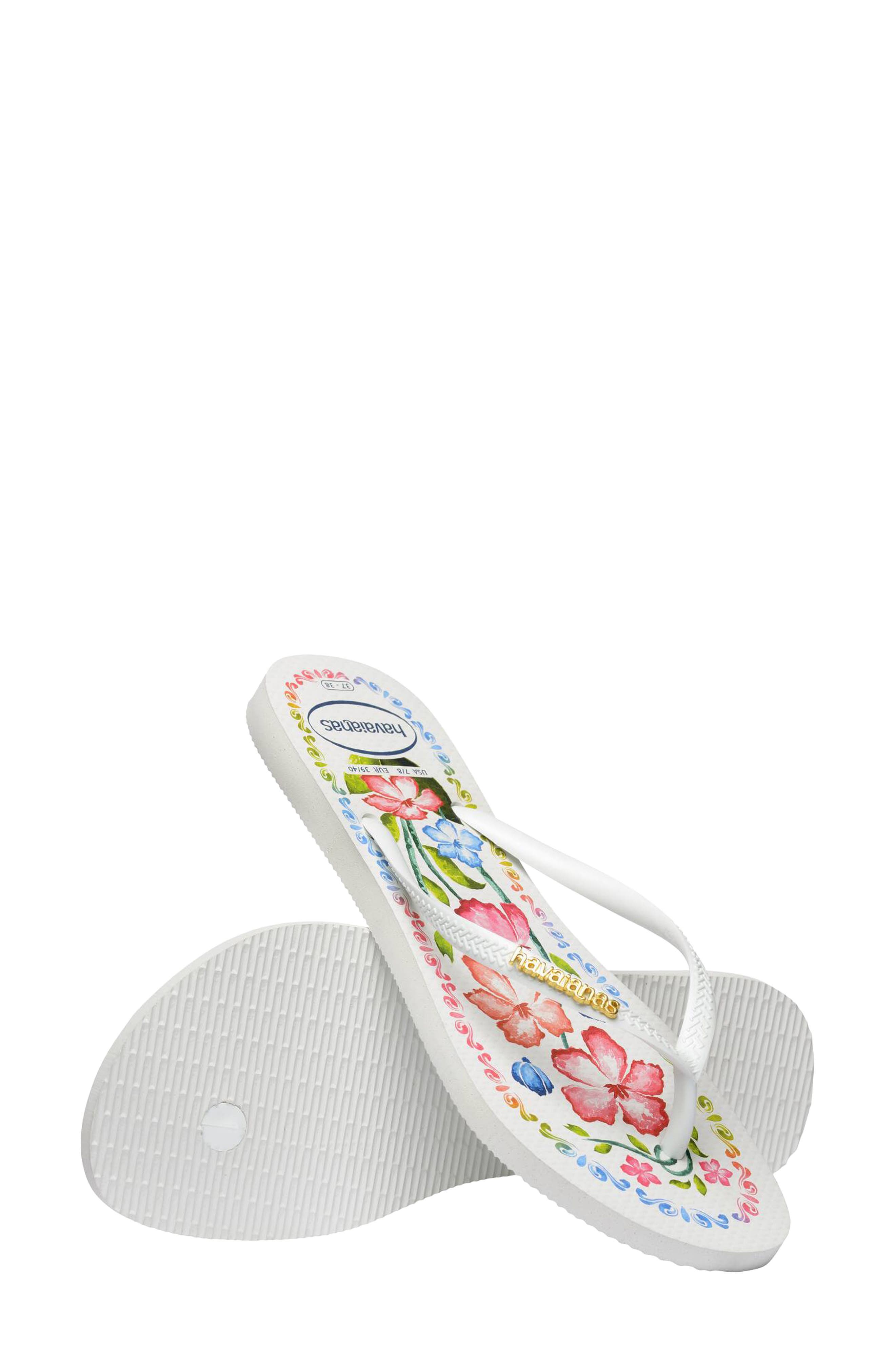 Slim Flip Flop, Alternate, color, WHITE