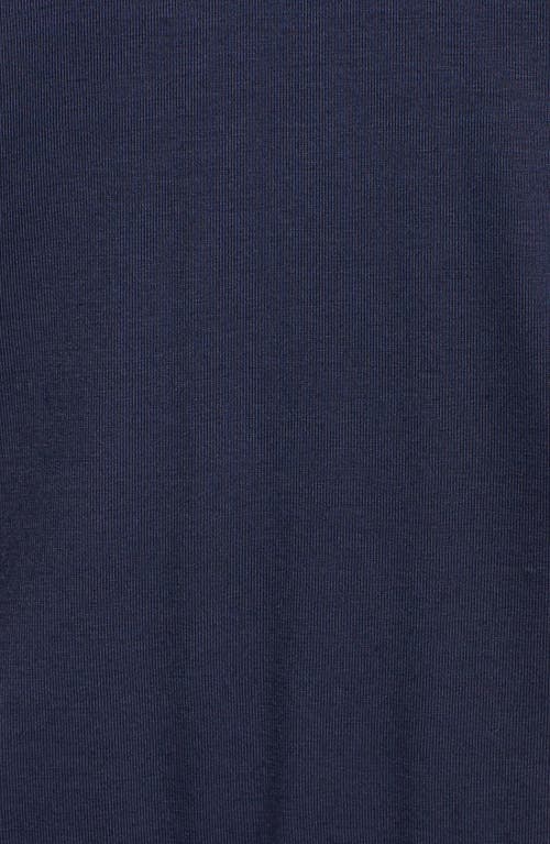 Loveappella Short Sleeve Wrap Top Jumpsuit In Blue