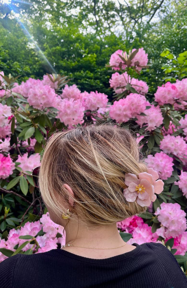 Solar Eclipse Origami Poppy Claw Clip, Alternate, color,