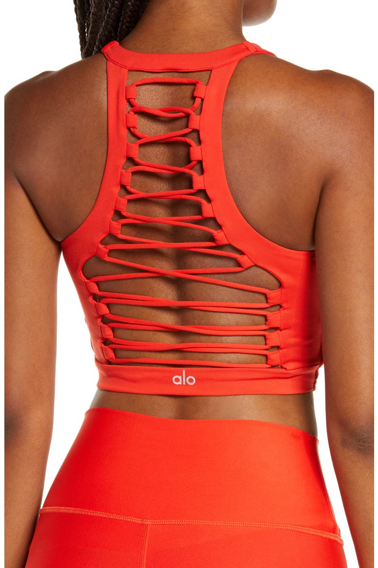 Movement Sports Bra, Alternate, color, CHERRY