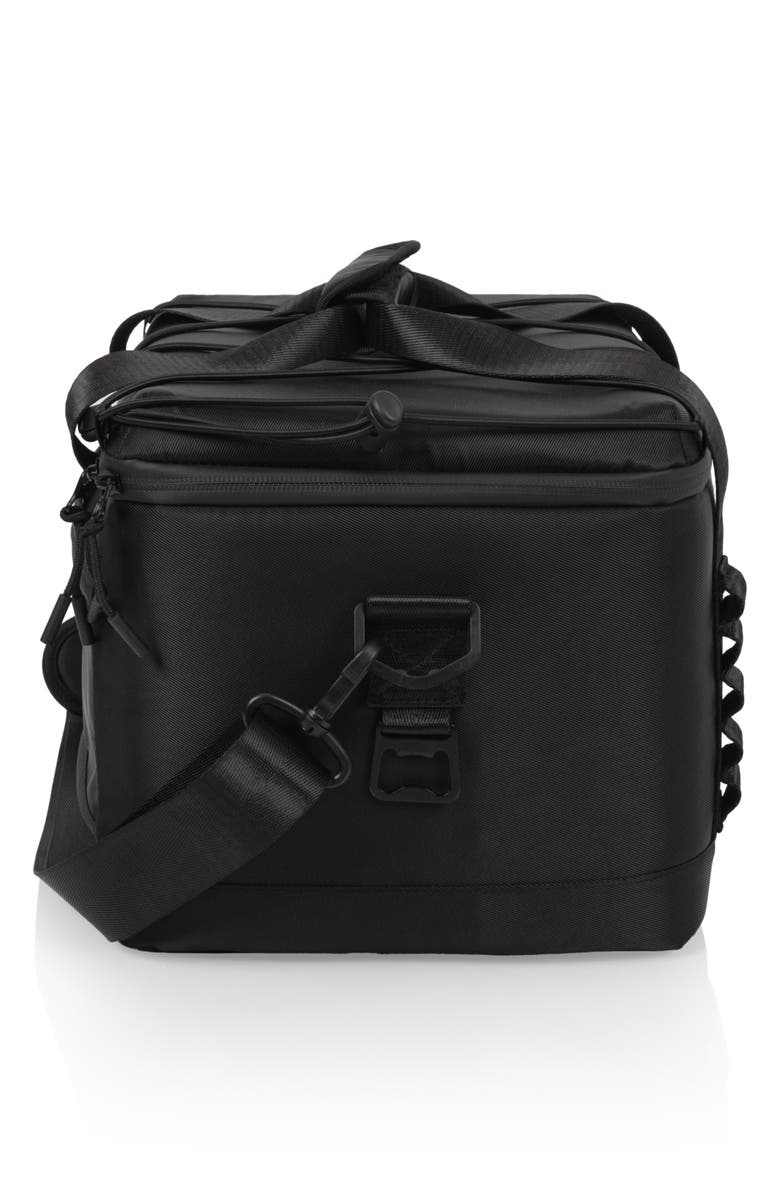 Picnic Time Tarana Superthick 12-Can Cooler, Alternate, color, Black