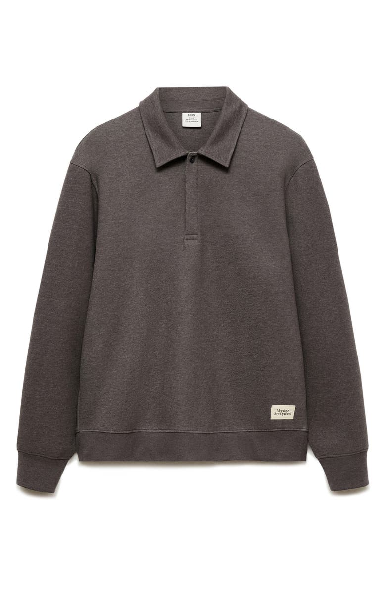 MANGO Regular Fit Polo Sweatshirt, Alternate, color, 
