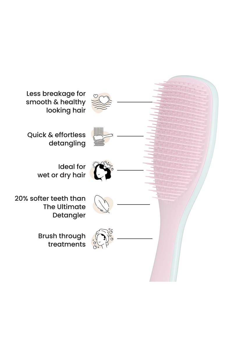 Ultimate Detangler Hairbrush for Fine & Fragile, Alternate, color, BABY PINK / MINT