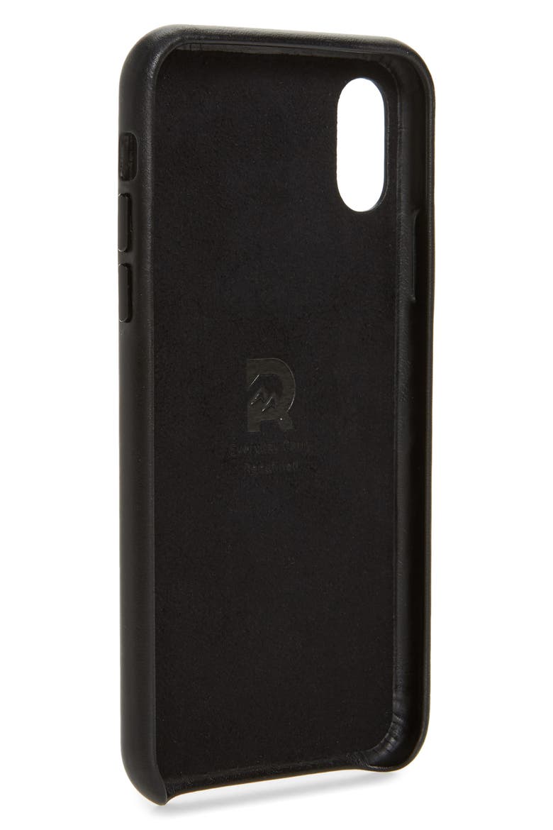 Card Case iPhone X/XS Case, Alternate, color, BLACK