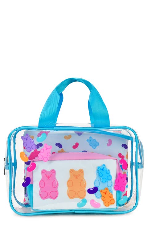Kids' Jelly Bears Cosmetic Bag Trio