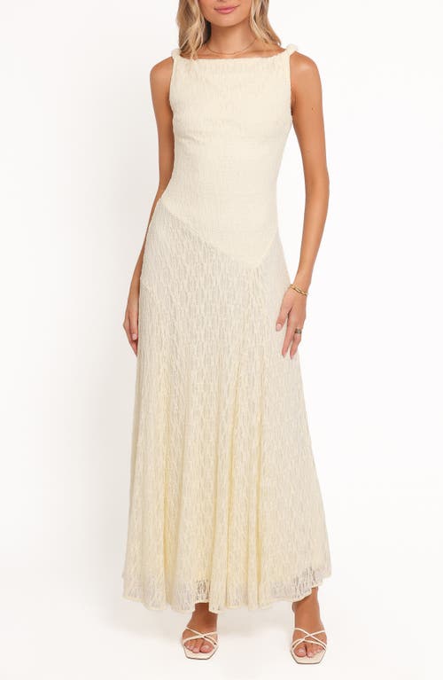 Petal & Pup Kirsten Lace Maxi Dress in Yellow at Nordstrom, Size X-Large