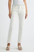 rag & bone Harlow Mid Rise Ankle Straight Jeans
