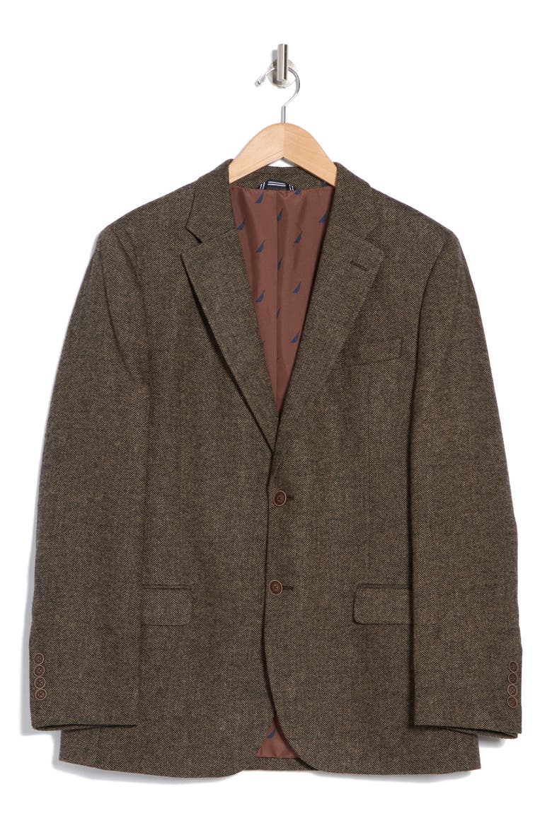 Branford Herringbone Sport Coat, Alternate, color, BROWN HERRINGBONE