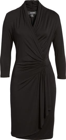 Karen Kane Cascade Faux Wrap Dress Nordstrom