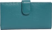 MUNDI SMALL LEATHER GOODS MUNDI Slim Leather Clutch Continental Wallet