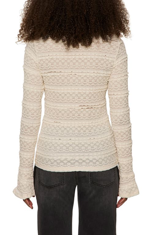 Sanctuary Lovely Lace Button Front In Neutral