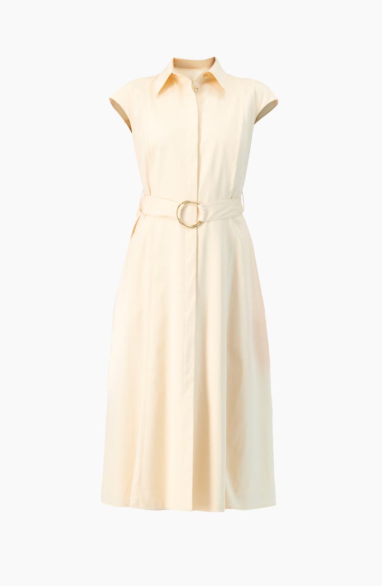 IVONNE Midi Wide Shirt Dress, Alternate, color, Sand