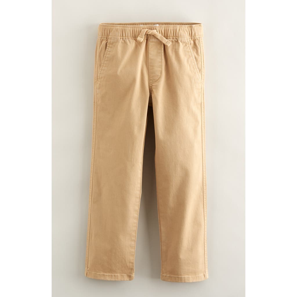 Nordstrom Kids' Relaxed Drawstring Waist Chinos In Neutral