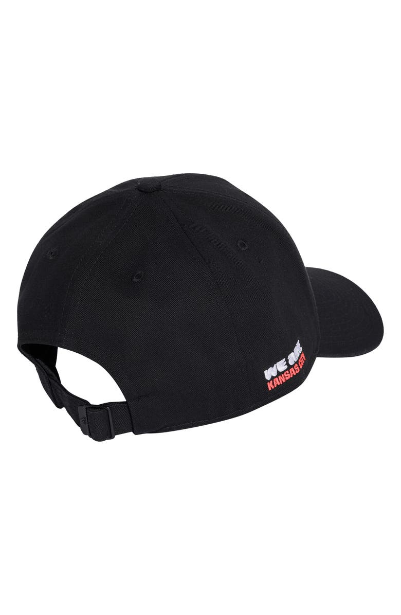 adidas FIFA World Cup 2026<sup>™</sup> Kansas City Adjustable Twill Ball Cap, Alternate, color, Black/ White