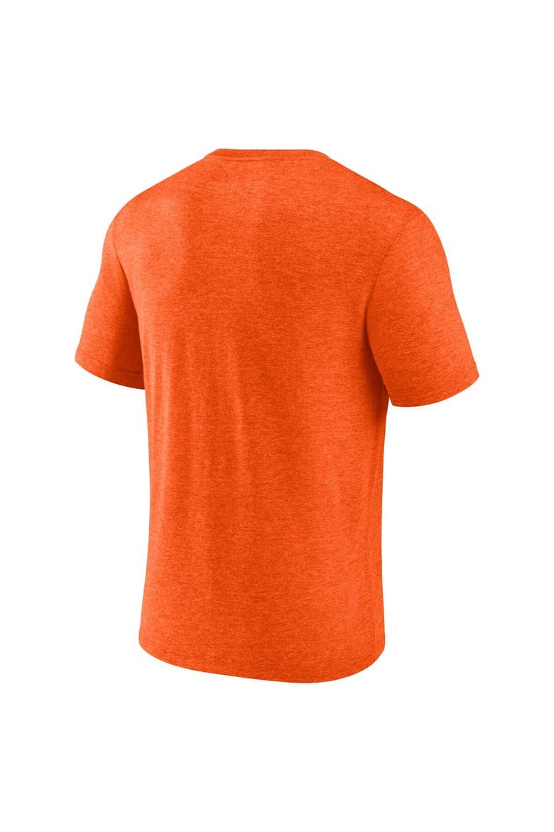 Men's Fanatics Branded Heathered Orange Cleveland Browns Tri-Blend Sporting Chance T-Shirt, Alternate, color, Heather Orange