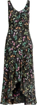 Sam Edelman Ruffle Sleeveless Maxi Dress