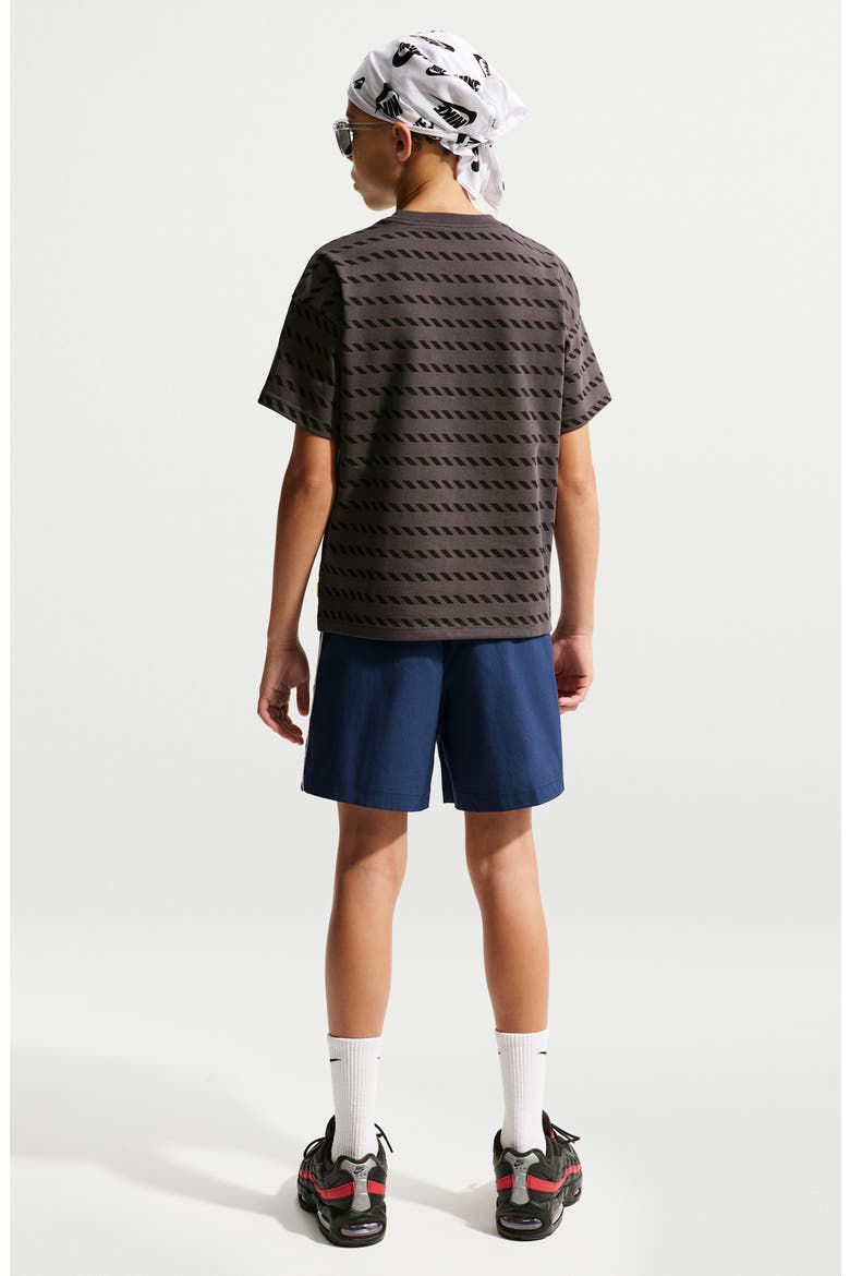 Kids' Woven Drawstring Shorts, Alternate, color, MIDNIGHT NAVY/MIDNIGHT NVY