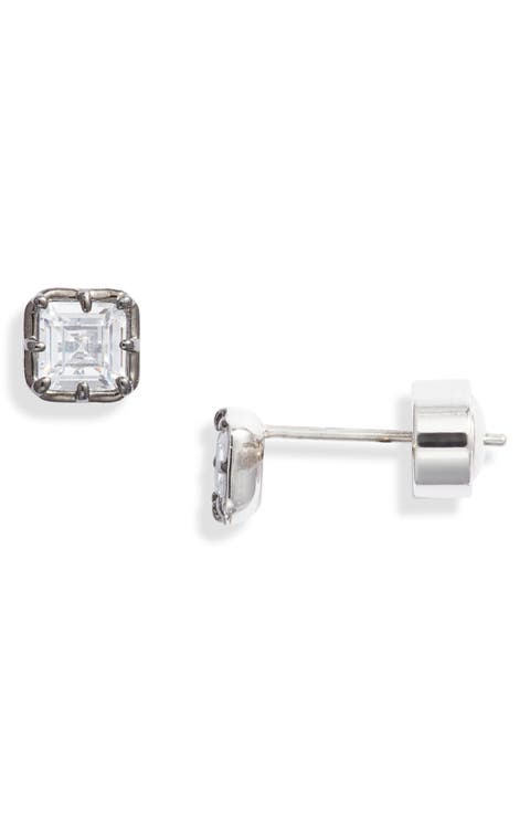 Georgian Cubic Zirconia Stud Earrings