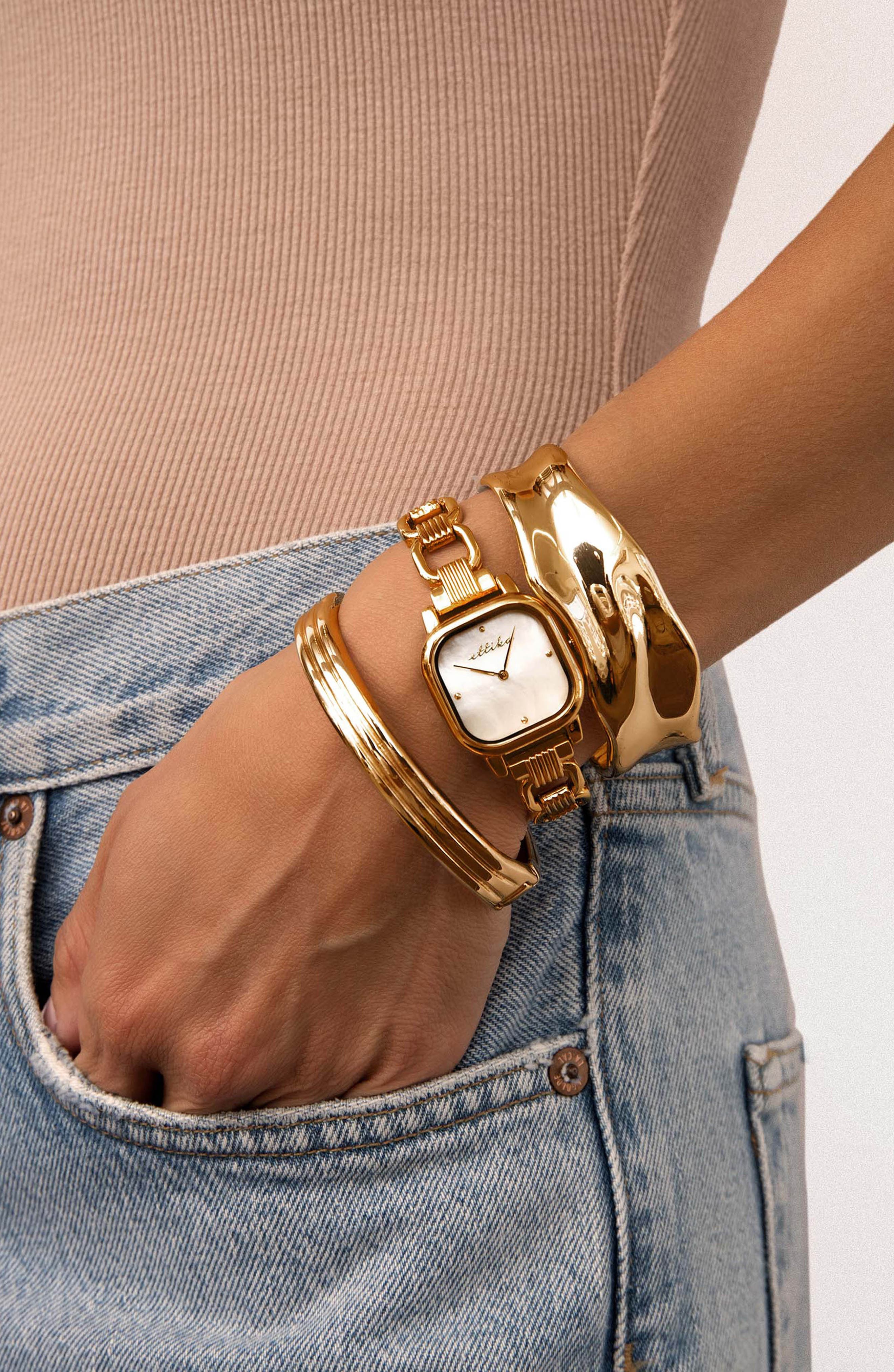 Ettika Classic Square Bracelet Watch (Women) | Nordstrom display picture 2