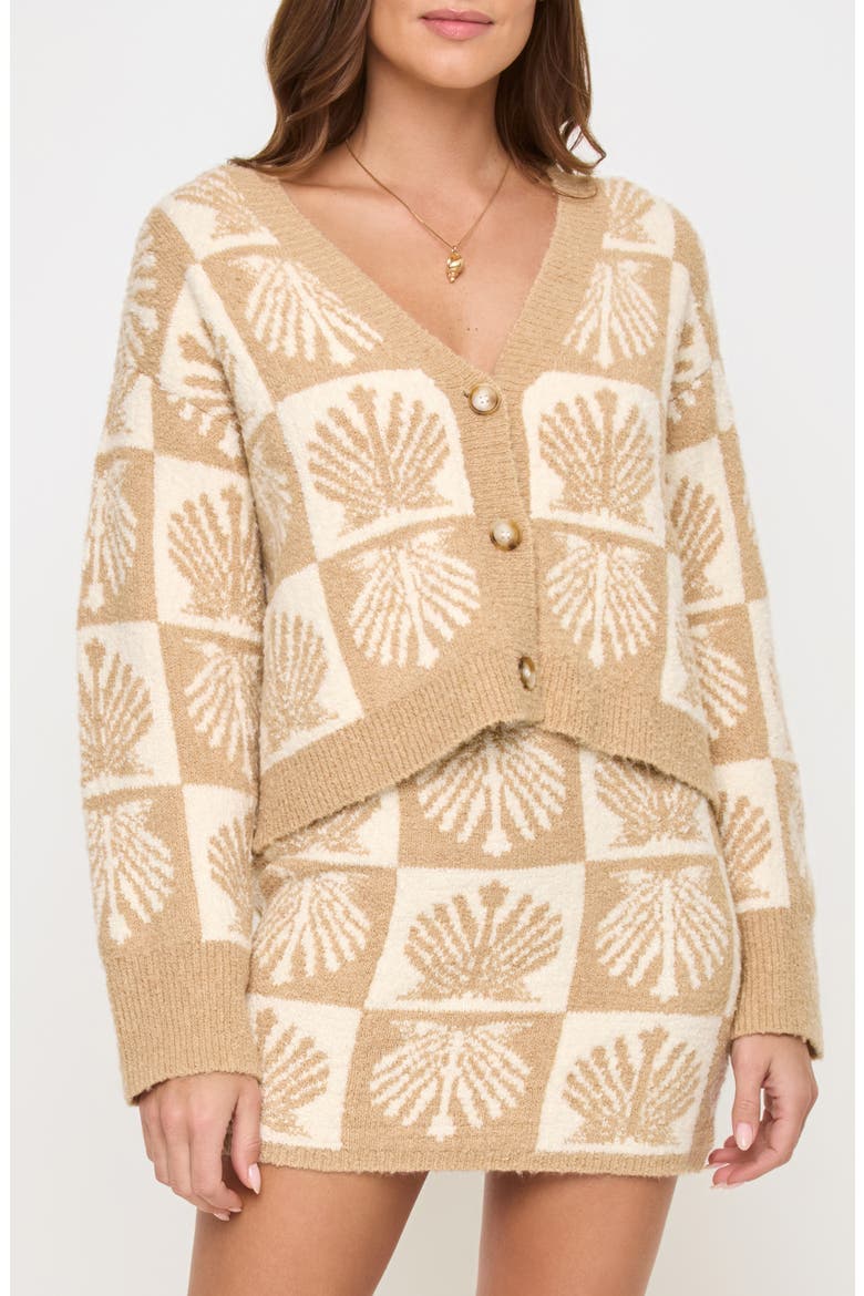 Shell Be There Cover-Up Cardigan, Main, color, SEASHELL JACQUARD