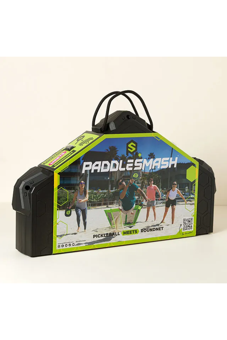 Paddle Smash Backyard Pickleball Game, Alternate, color, Neon Green / Black