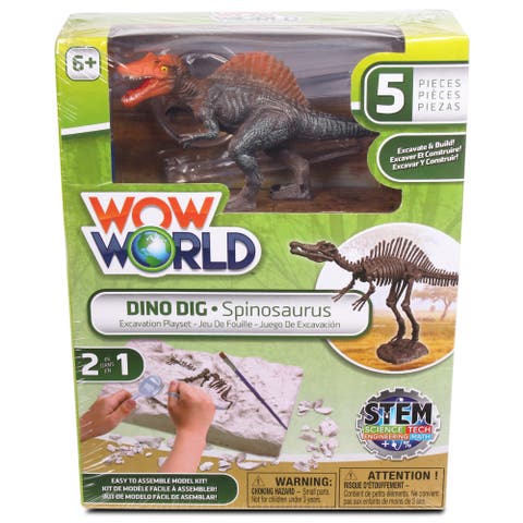 Dino Dig Spinosaurus Skeleton Excavation Kit, Ages 6+