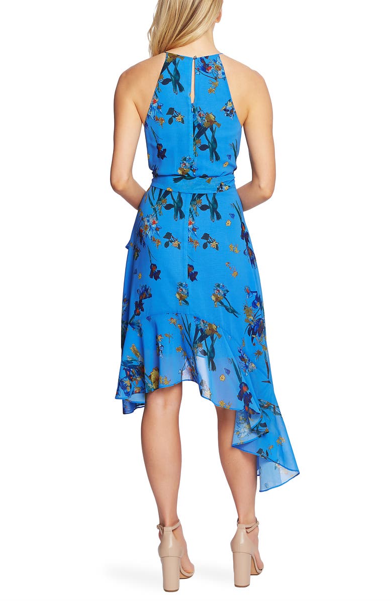 CeCe Floral Print Asymmetrical Dress, Alternate, color,