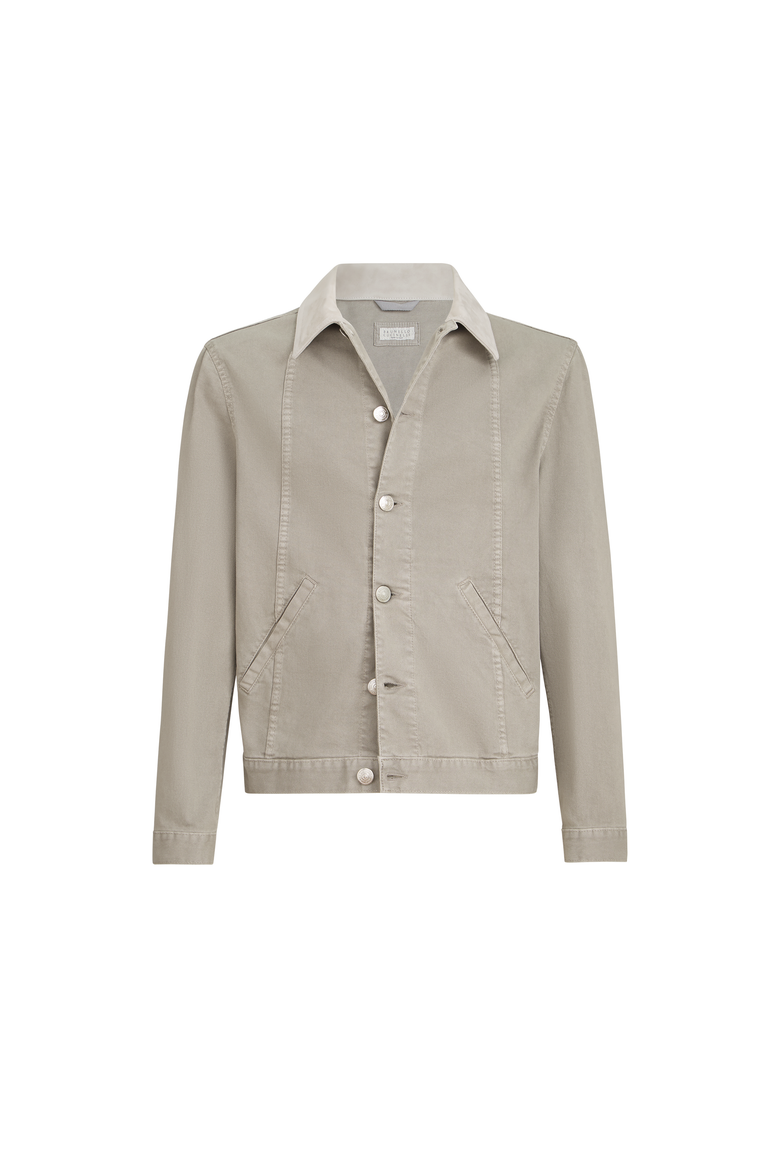 Garment-dyed outerwear jacket, Alternate, color, Khaki