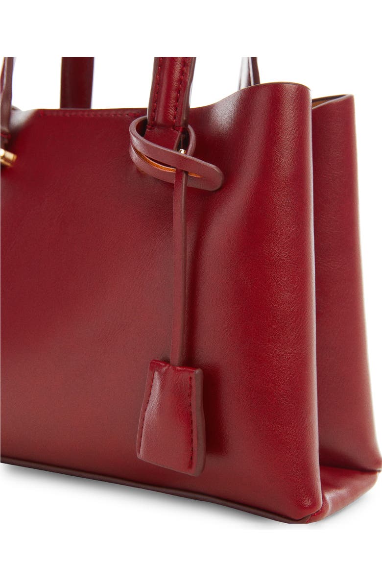 MANGO Double Compartment Faux Leather Convertible Crossbody Bag, Alternate, color,