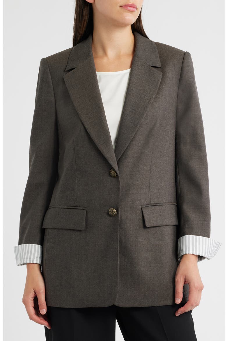 Forrest Wool Blend Jacket, Alternate, color, BROWN