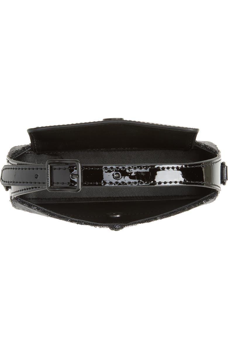 Kurt Geiger London Mini Bond Embellished Shoulder Bag, Alternate, color, Black