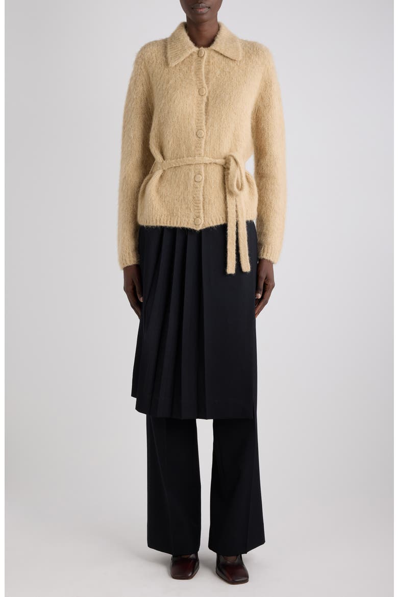 Toco Wool Blend Cardigan, Alternate, color, ECRU