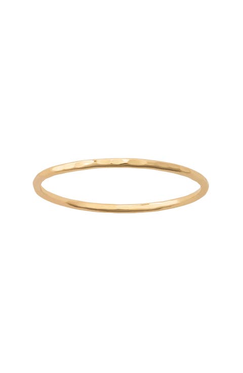 Hammered Stacking Ring