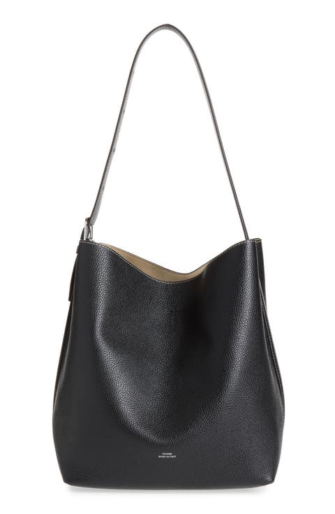 Medium Belted Leather Hobo Bag