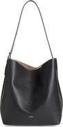 TOTEME Medium Belted Leather Hobo Bag