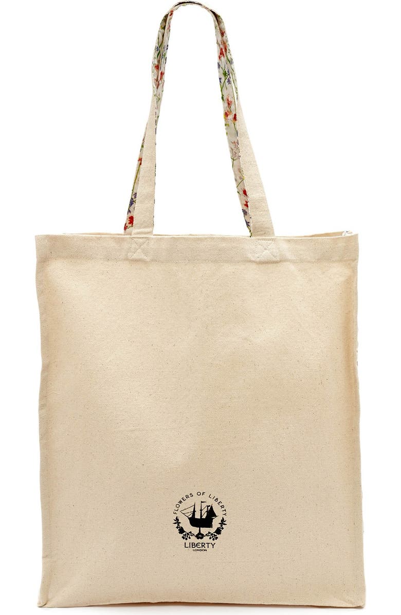 Flowers of Liberty Floral Print Canvas Tote, Alternate, color,