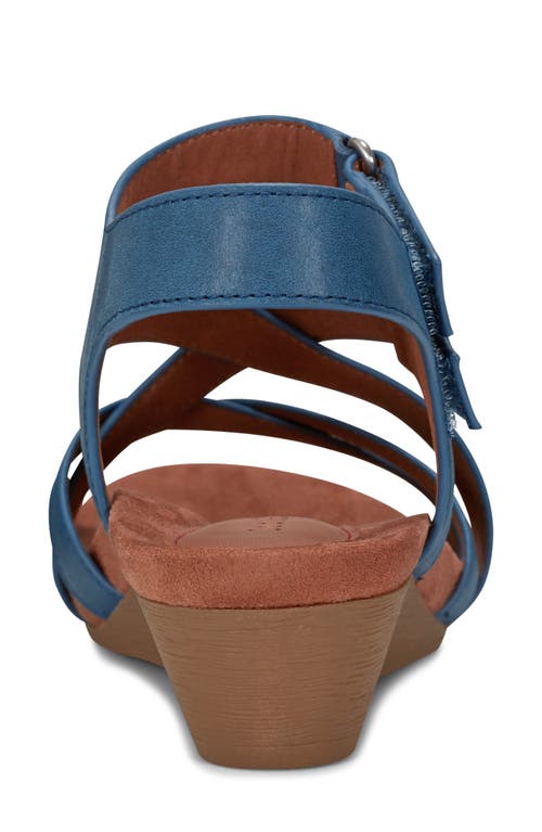 Rockport Cobb Hill Helin Strappy Sandal In Medium Blue