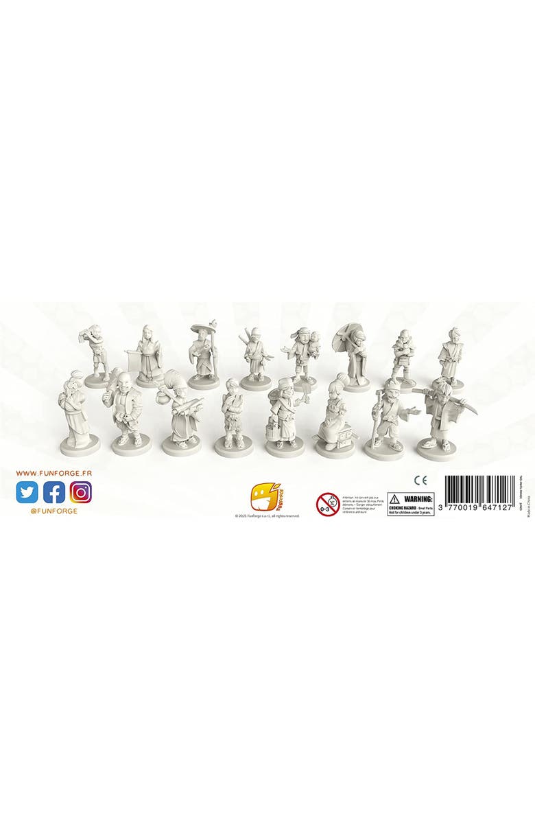 Funforge Tokaido Matsuri Miniature Figures Accessory Pack, Alternate, color, Multicolored