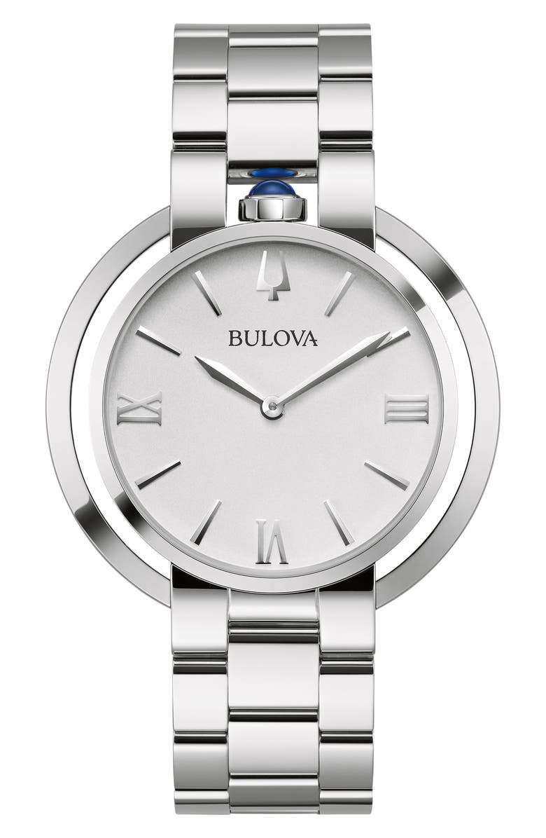 BULOVA Classic Rubaiyat Bracelet Watch, 30mm, Main, color, Silver-Tone
