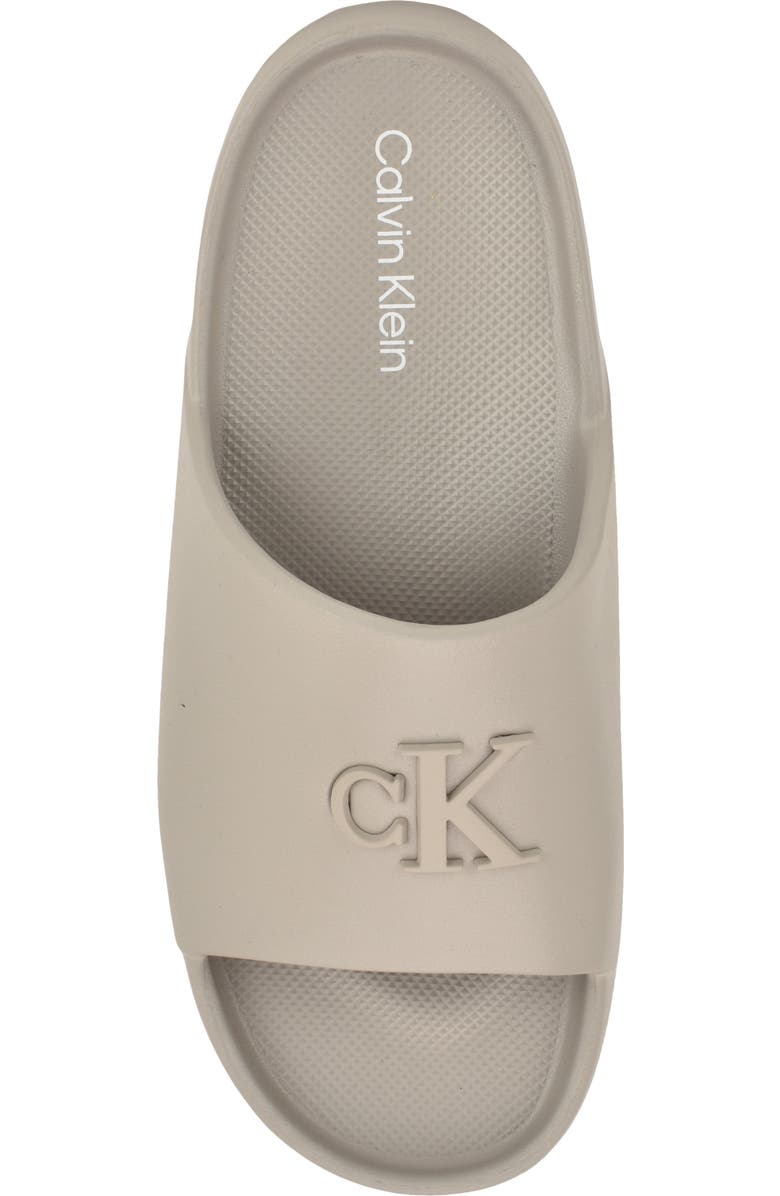 Calvin Klein Nanzey Slide Sandal, Alternate, color, Light Gray