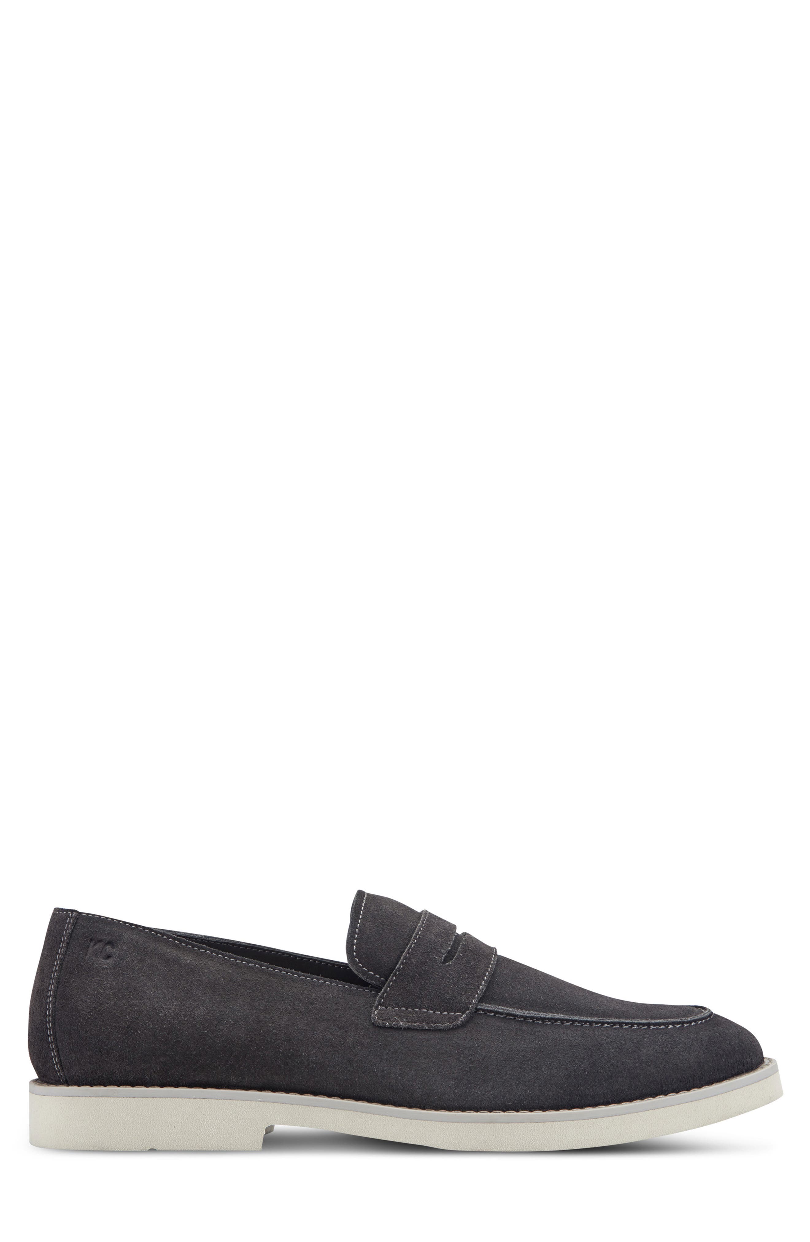 Kenneth Cole New York Savon Penny Loafer, Alternate, color, Charcoal